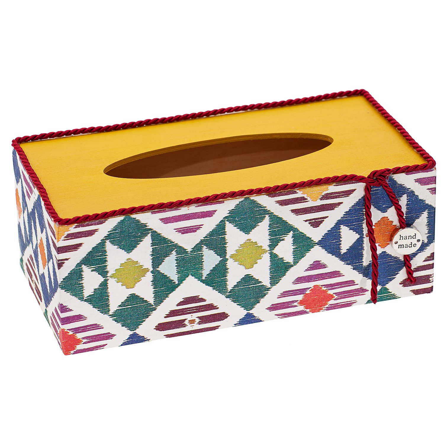 Kosmetiktuchbox aus Holz, 25 x 12,5 x 9 cm