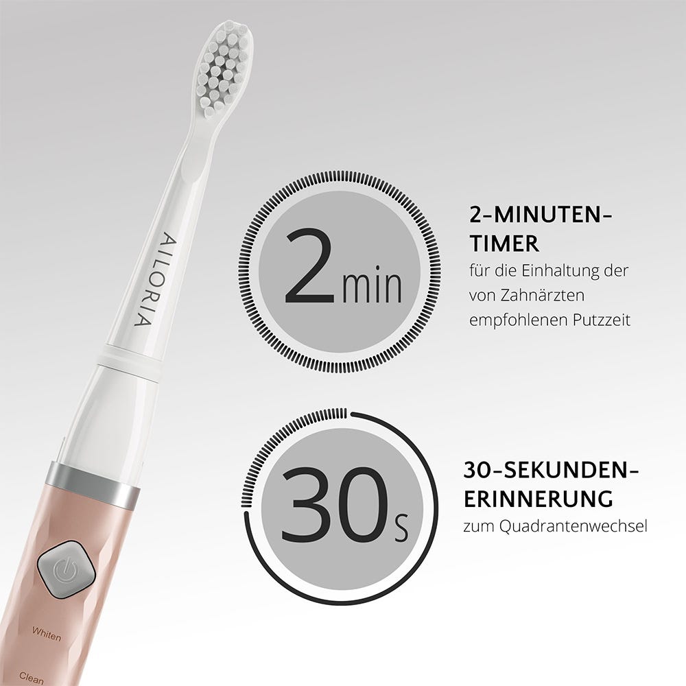 Ailoria Flash Travel Schallzahnbürste Rosegold
