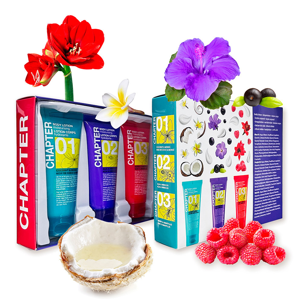 mades cosmetics CHAPTER coffret 3x lotion pour le corps