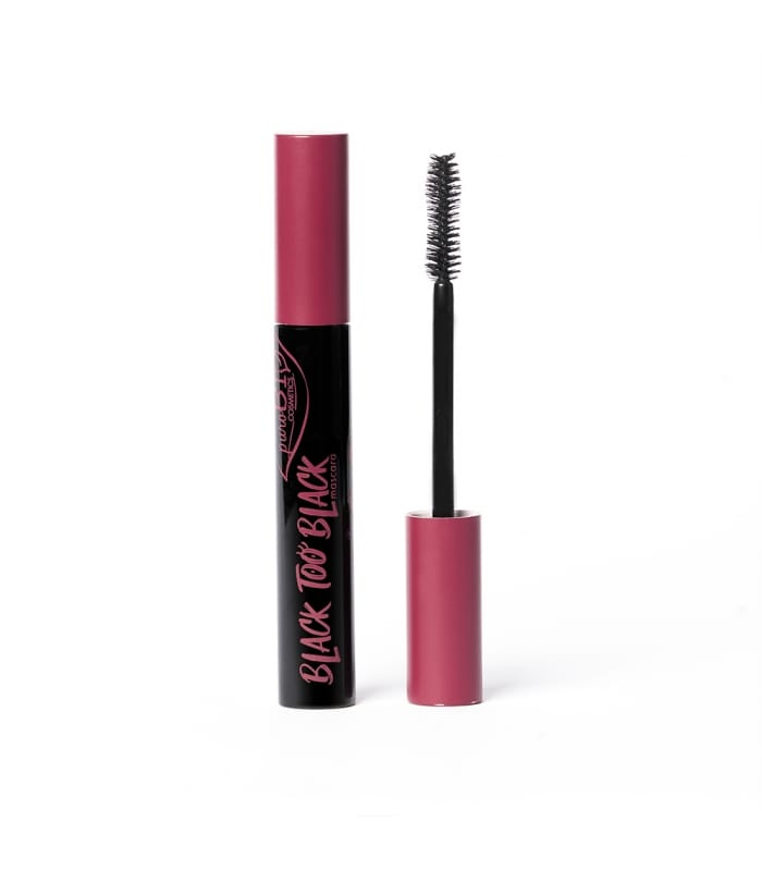 PUROBIO-MASCARA BLACK TOO BLACK-Mascara volume bio, extra noir et longue tenue