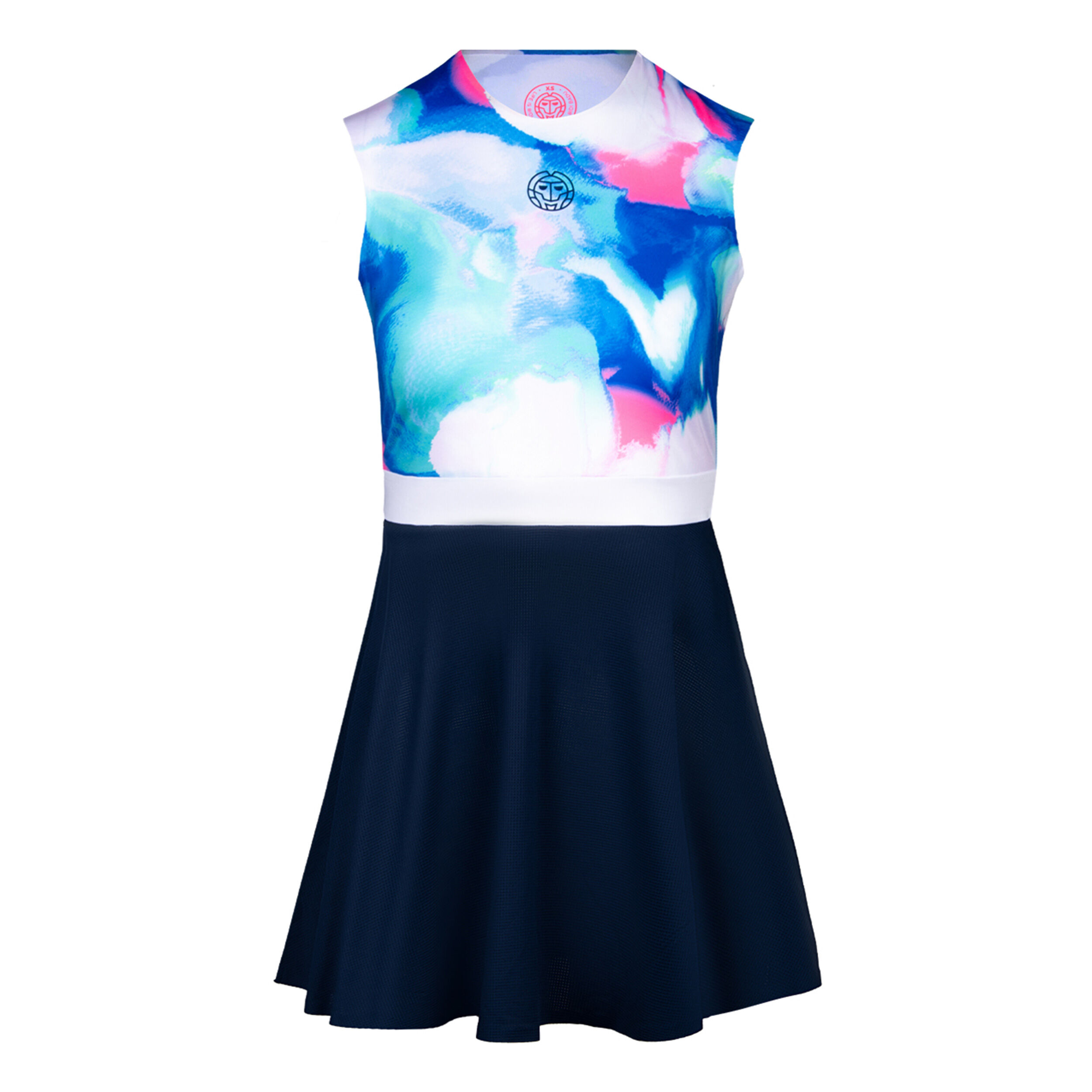 Jala Tech 2in1 Kleid Damen - Dunkelblau, Mehrfarbig