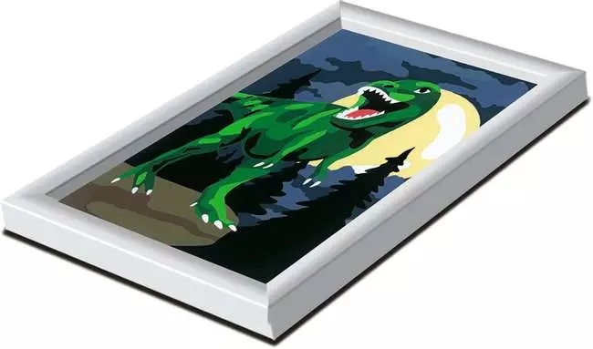 CreArt Atelier Dinosaurier - Malen nach Zahlen für Kinder ab 7 Jahren