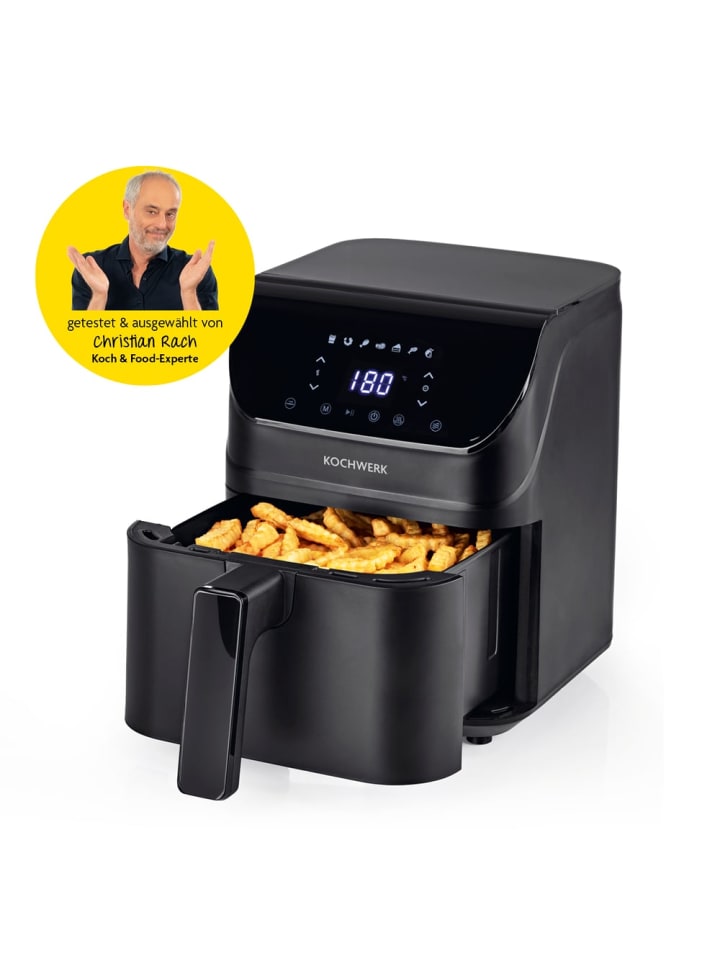 MAXXMEE Rachs KOCHWERK Heißluft-Fritteuse Digital 4l mit Erinnerungsfunktion - schwarz günstig kaufen onesize