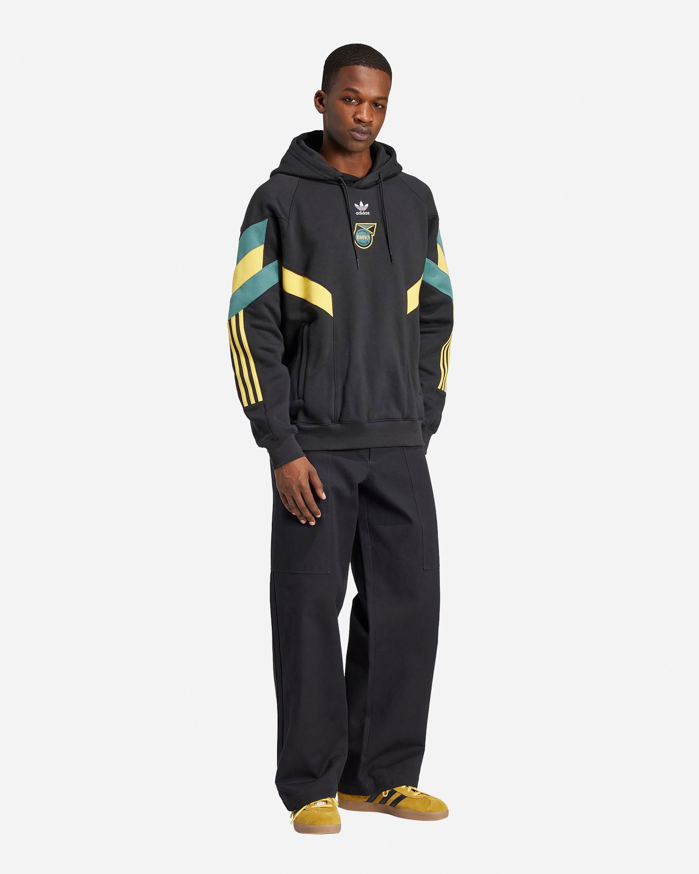 Abbigliamento Calcio Ufficiale Adidas Jamaica 24-25 Og M IN5565