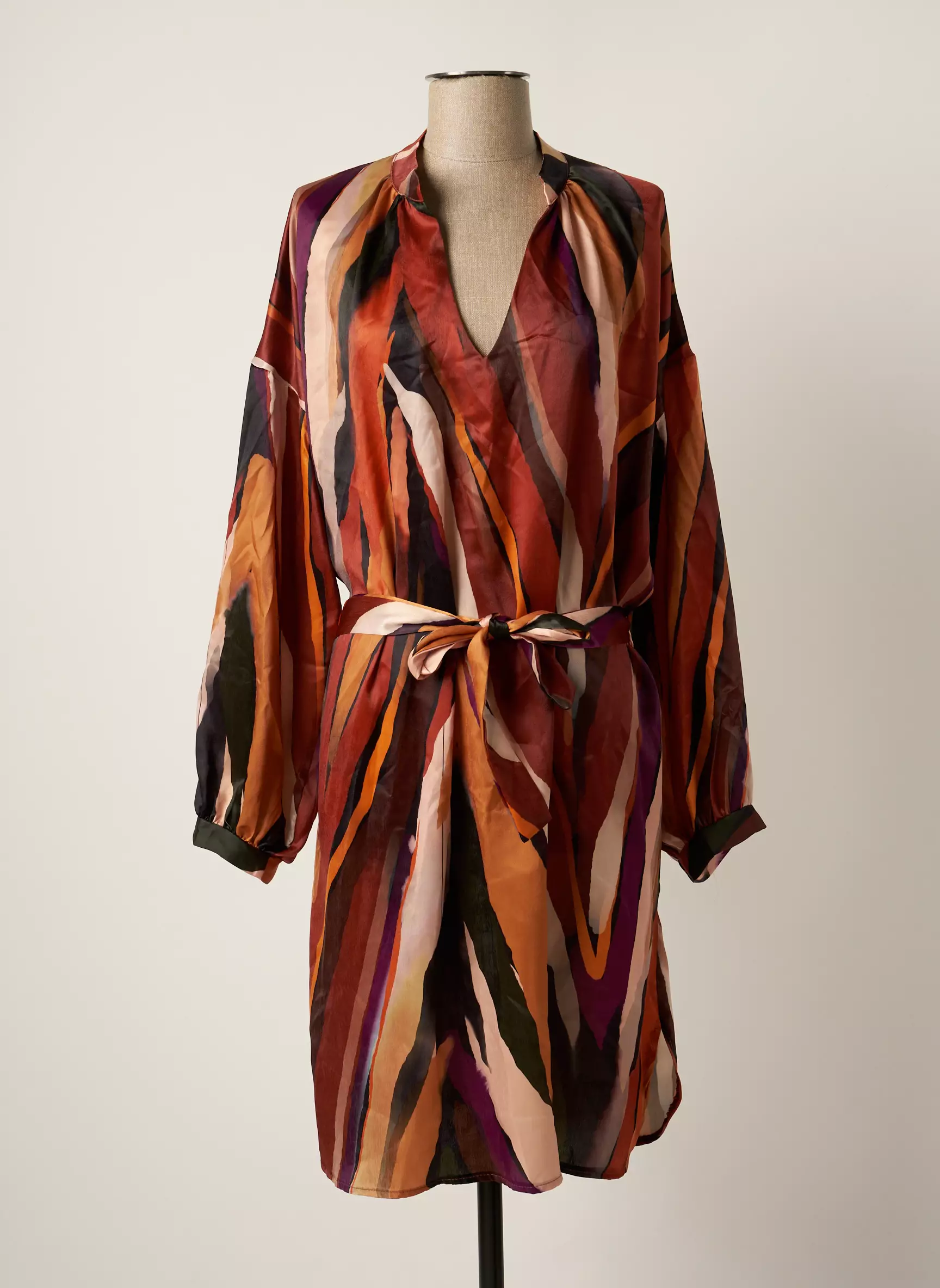 Vintage Love Robes Mi Longues Femme couleur marron