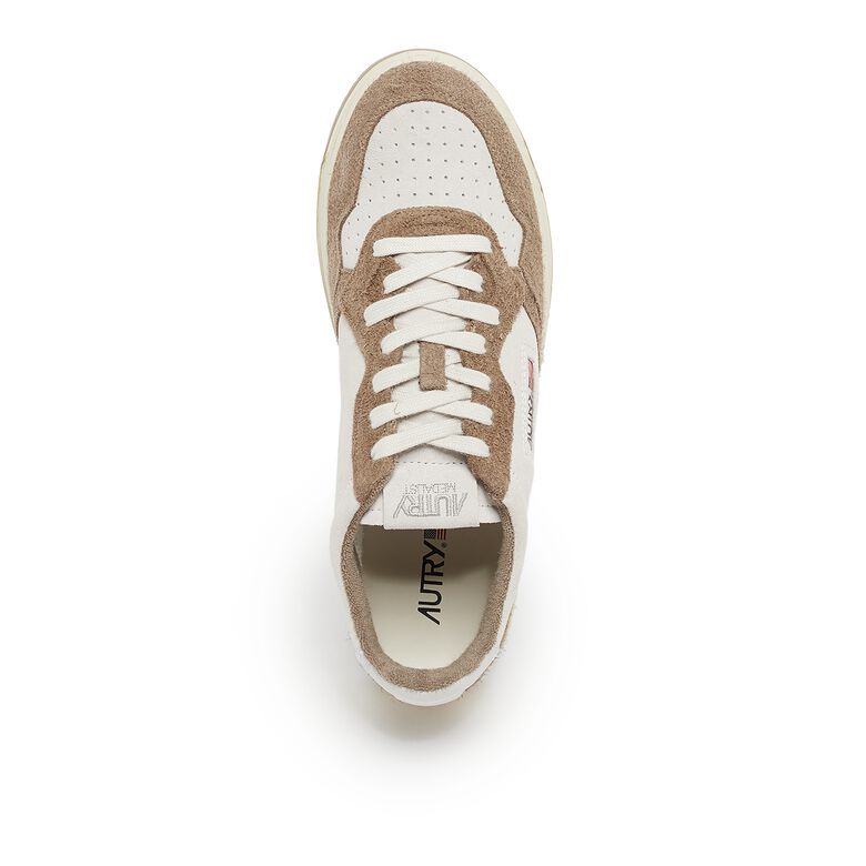 Autry Medalist Low SH04 suede/hair mud