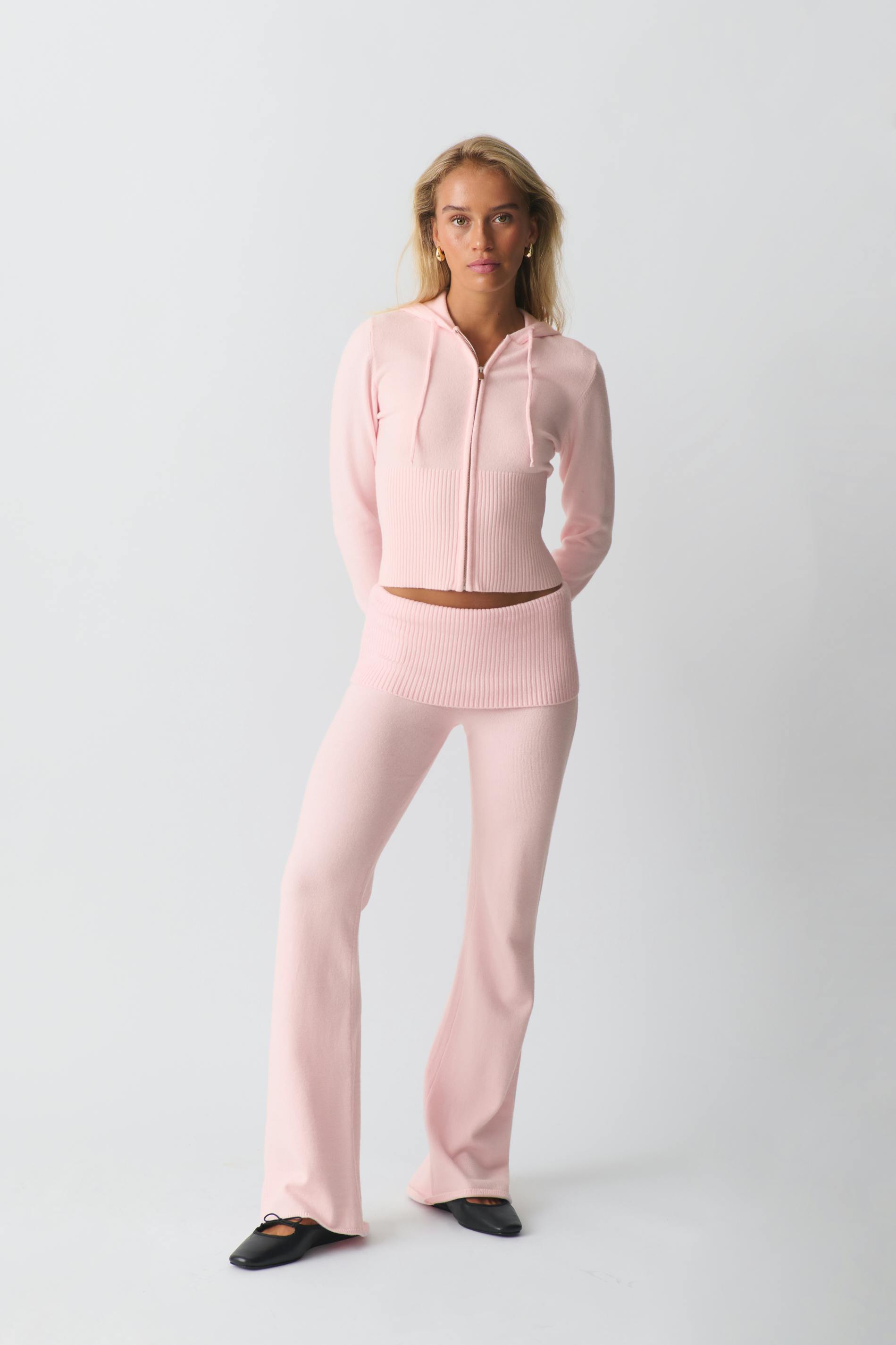 Knitted lounge jacket