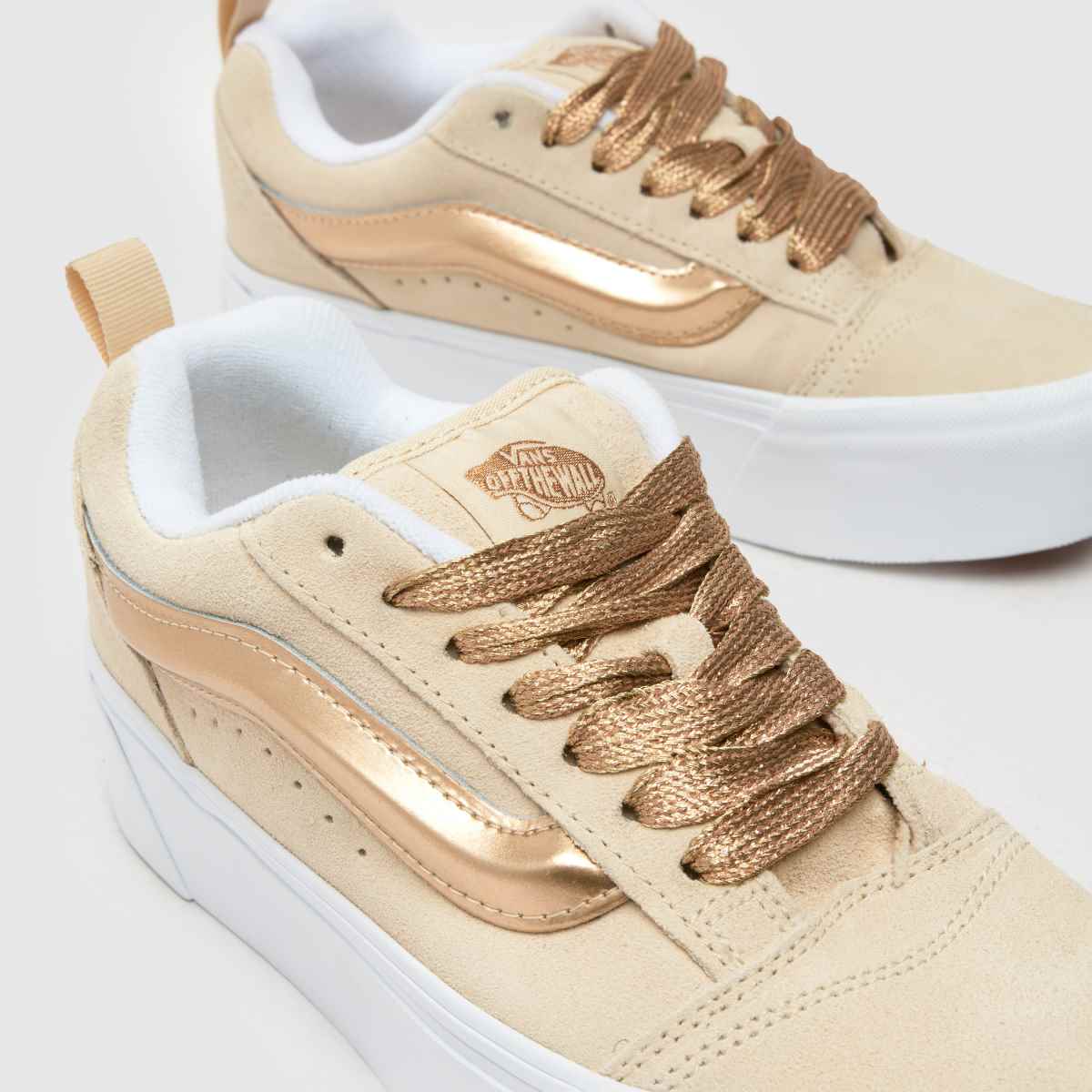 Vans – Knu Stack – Guldfärgade träningsskor