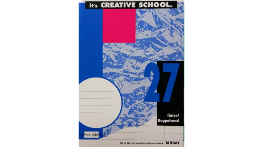 PAPERZONE Heft A5 Lineatur 27 16 Blatt