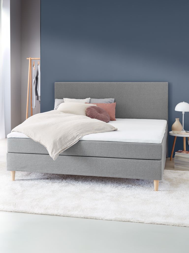 LEIKUP BC10 basic Continental bed 150x200 LEIKUP BC10 gray-23