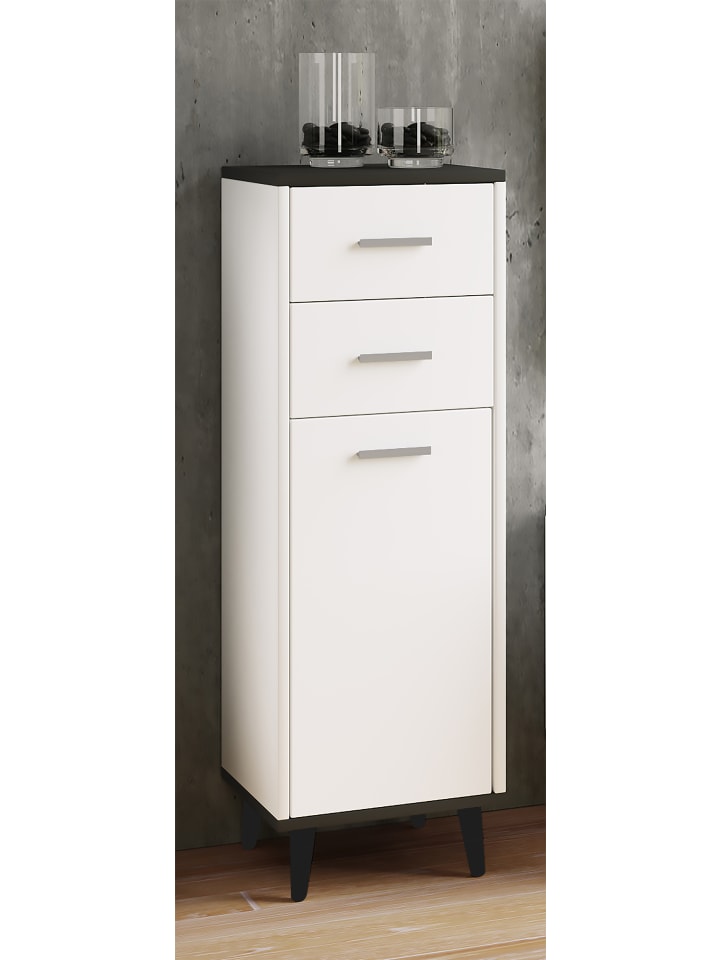 VCM  Midischrank Badmöbel Landos in Weiß / Anthrazit günstig kaufen onesize