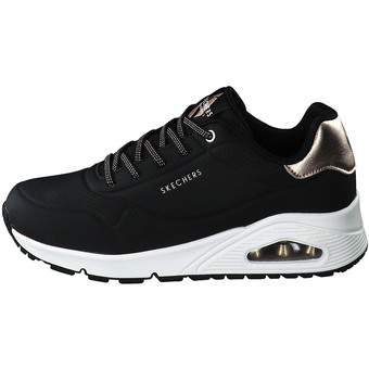 Skechers Uno Shimmer Away Sneaker in schwarz