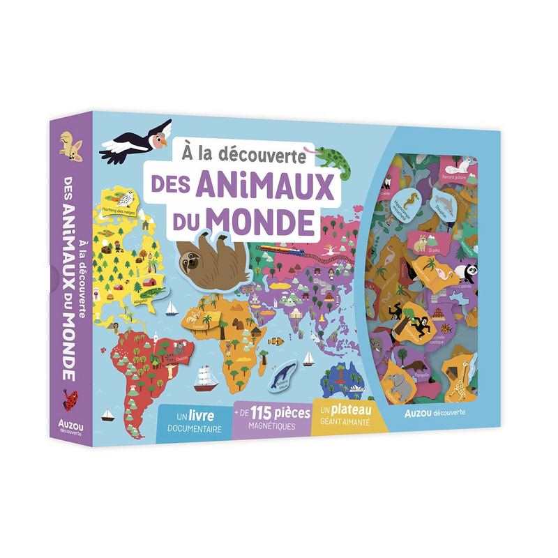 Livre A la découverte des animaux du monde - Auzou