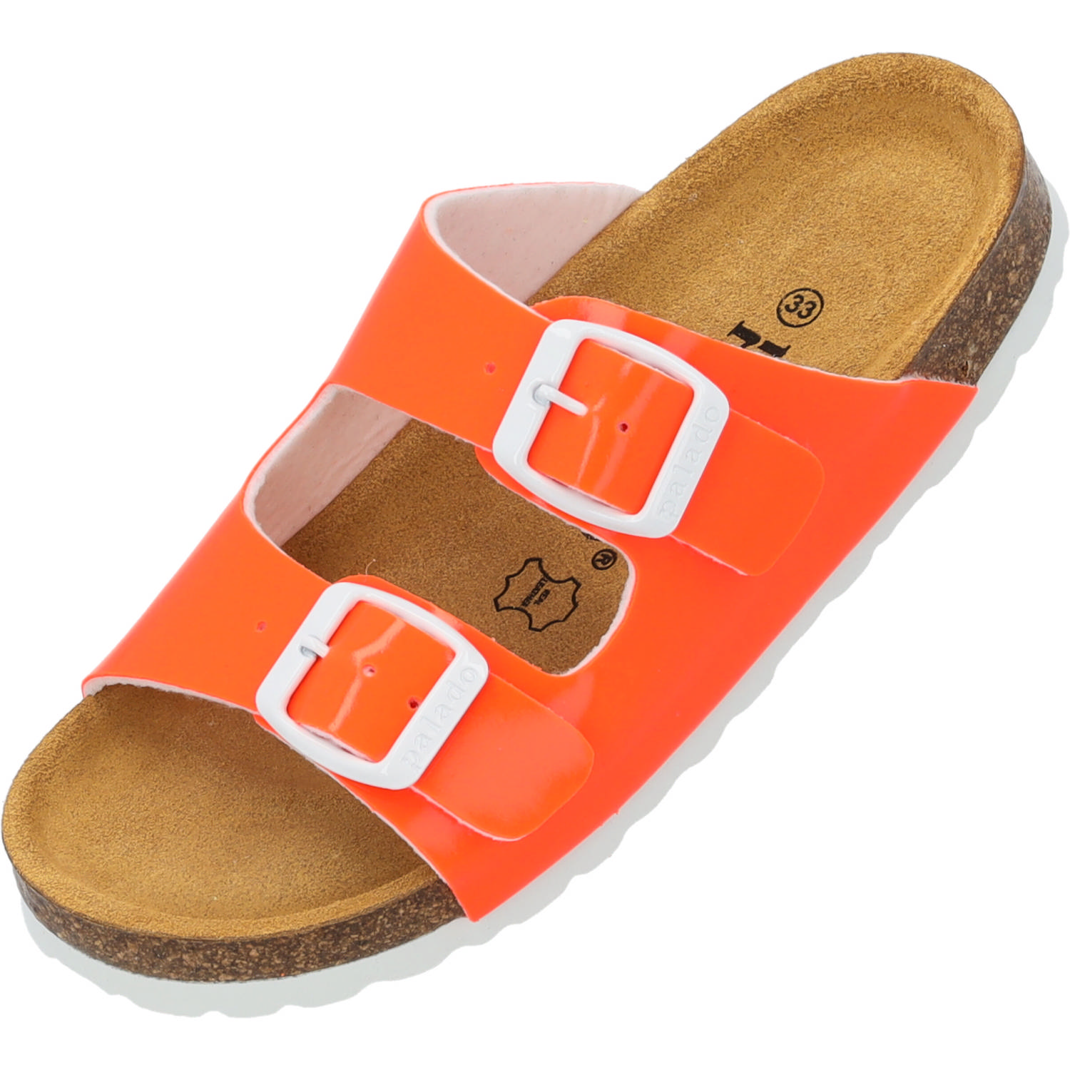 Palado Kids Korfu G Lack, Pantoletten, Kinder, Orange Neon