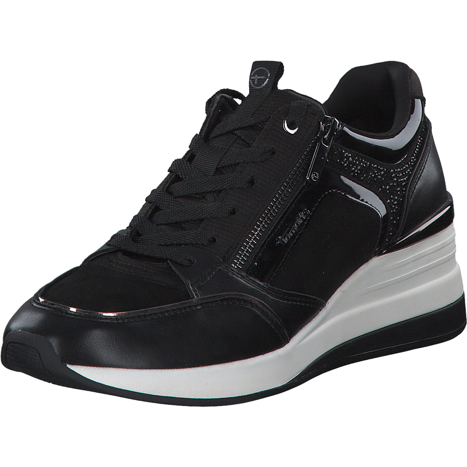 Tamaris 23703, Sneakers Low, Damen, Schwarz