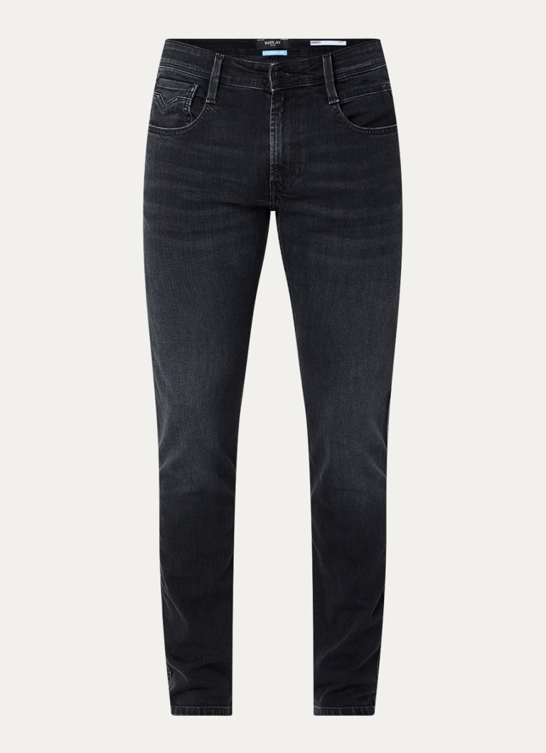 Džíny Replay Anbass slim fit s tmavým praním