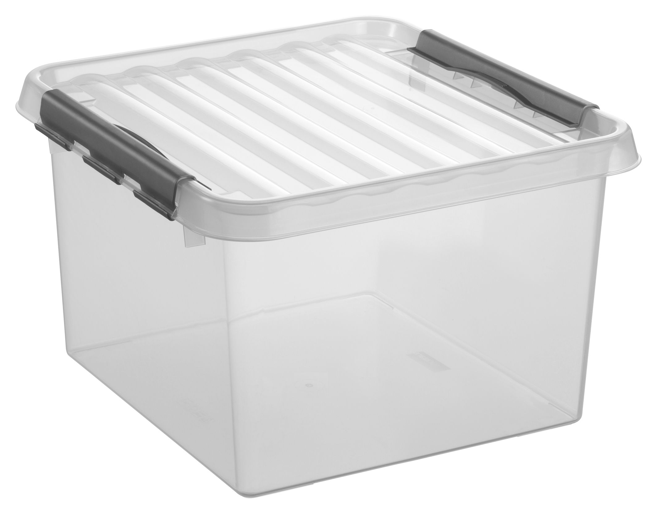 Sunware Q-line 26 liter  transparent graue Aufbewahrungsbox