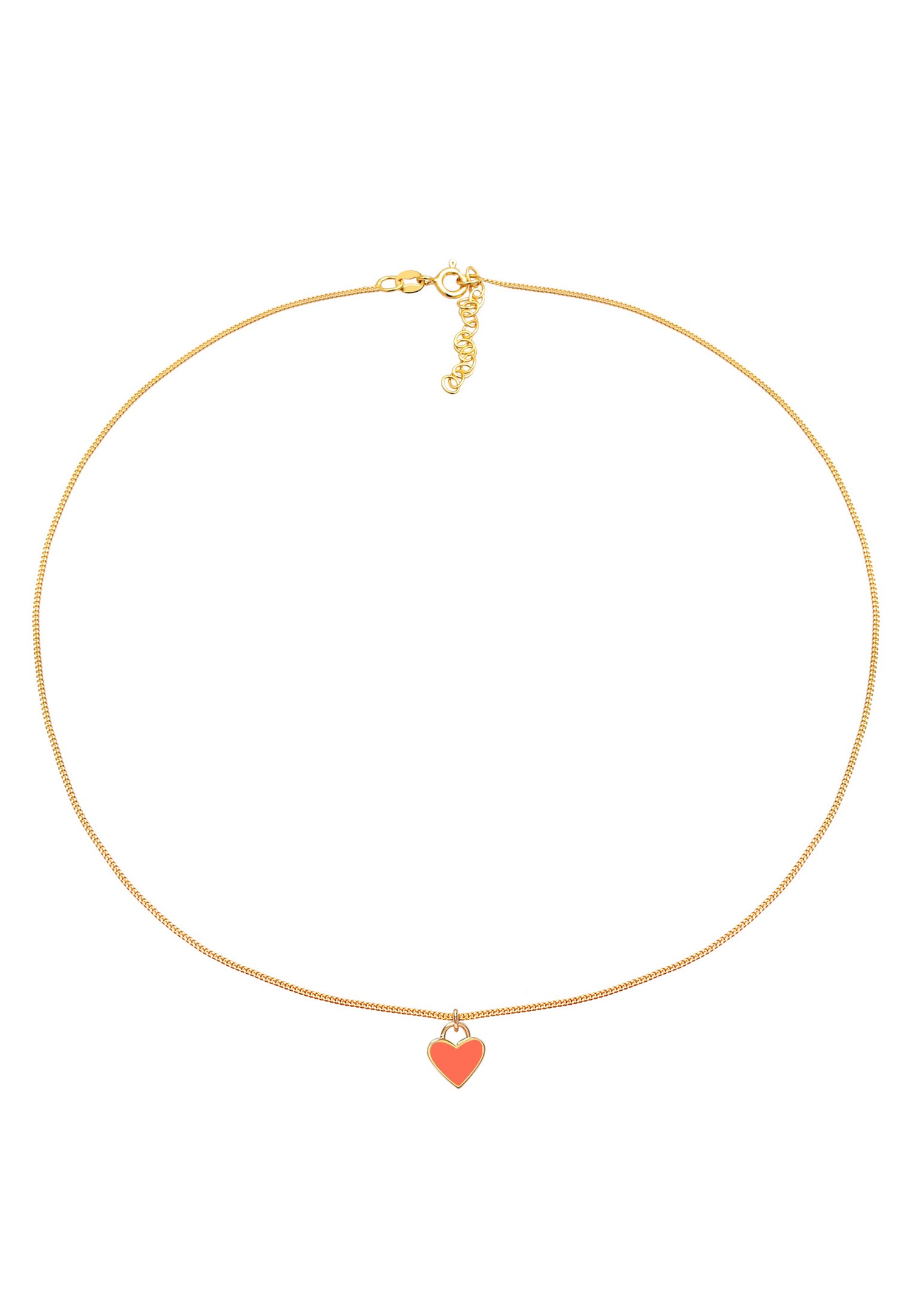 Elli Choker zománc szív medál