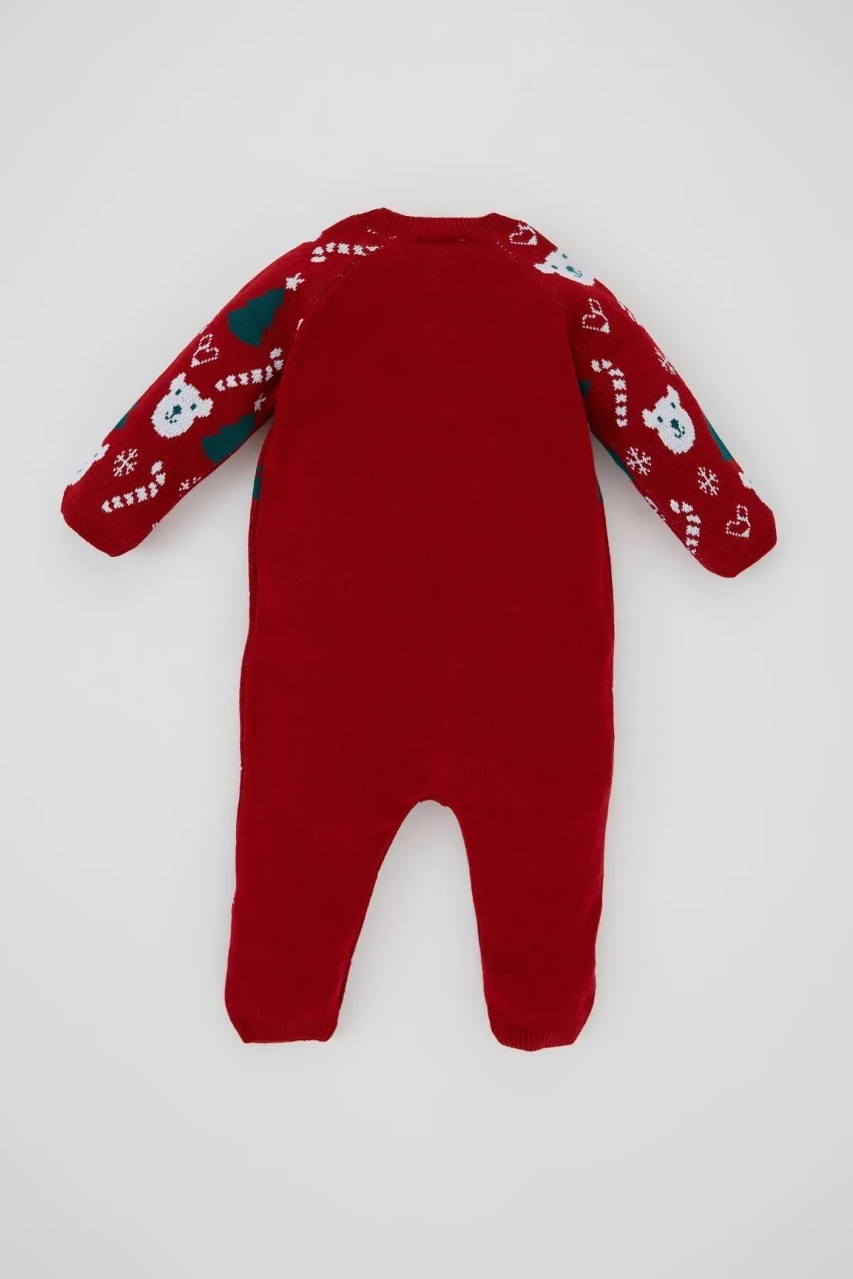 DeFacto  Strickoverall-Mütze für Babys mit Neujahrsmotiv, 2er-Set