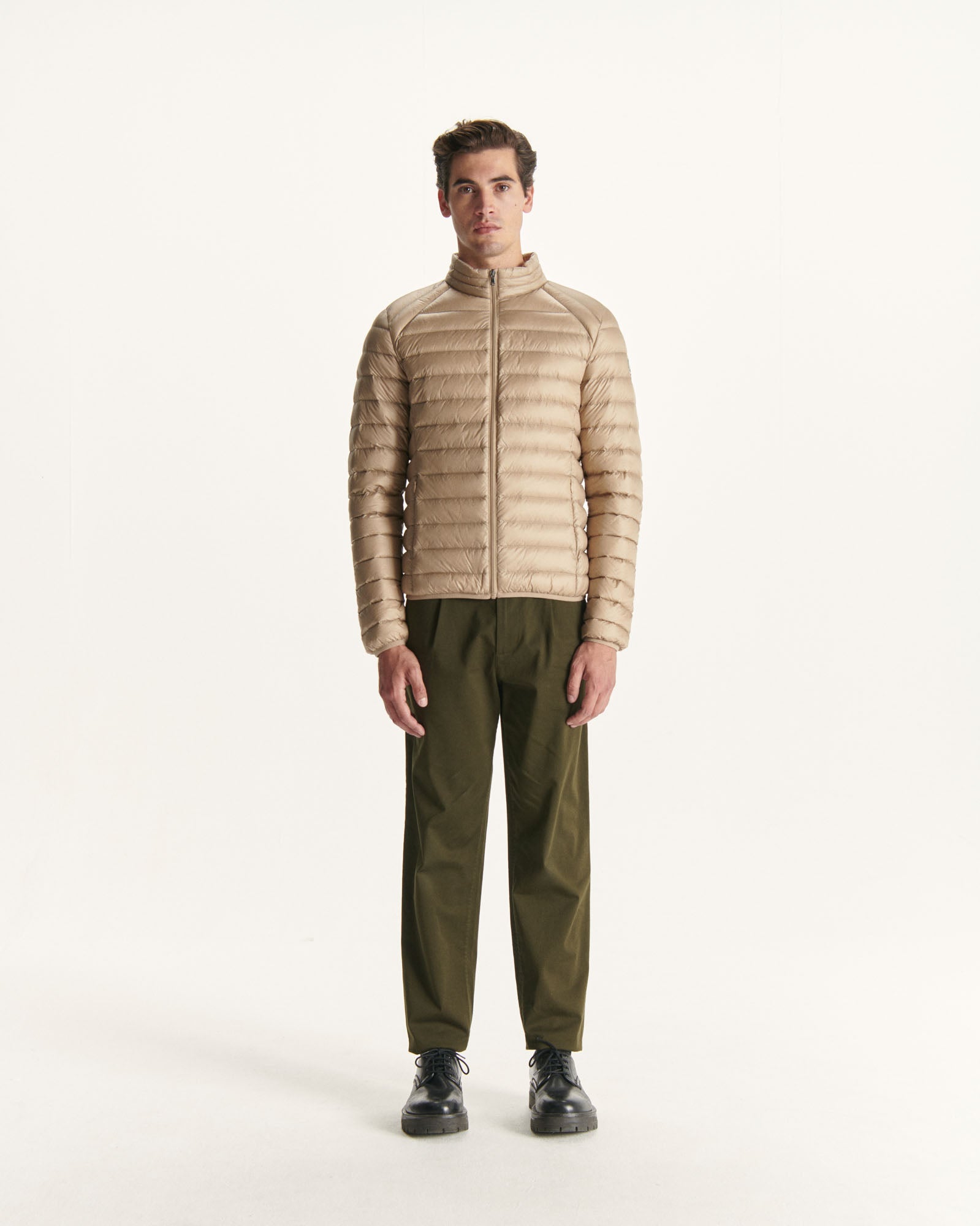 Doudoune légère Beige Mat