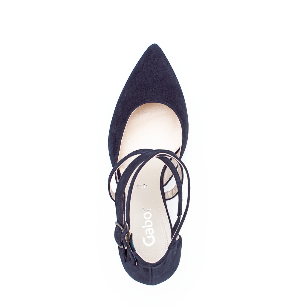Gabor fashion Spangenpumps blau