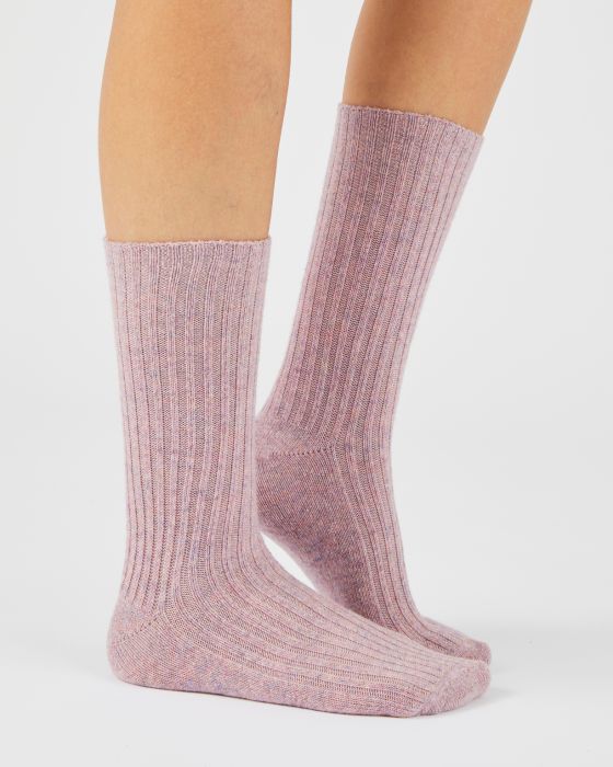 Chaussettes maille côtelée chaude et épaisse Thermolactyl