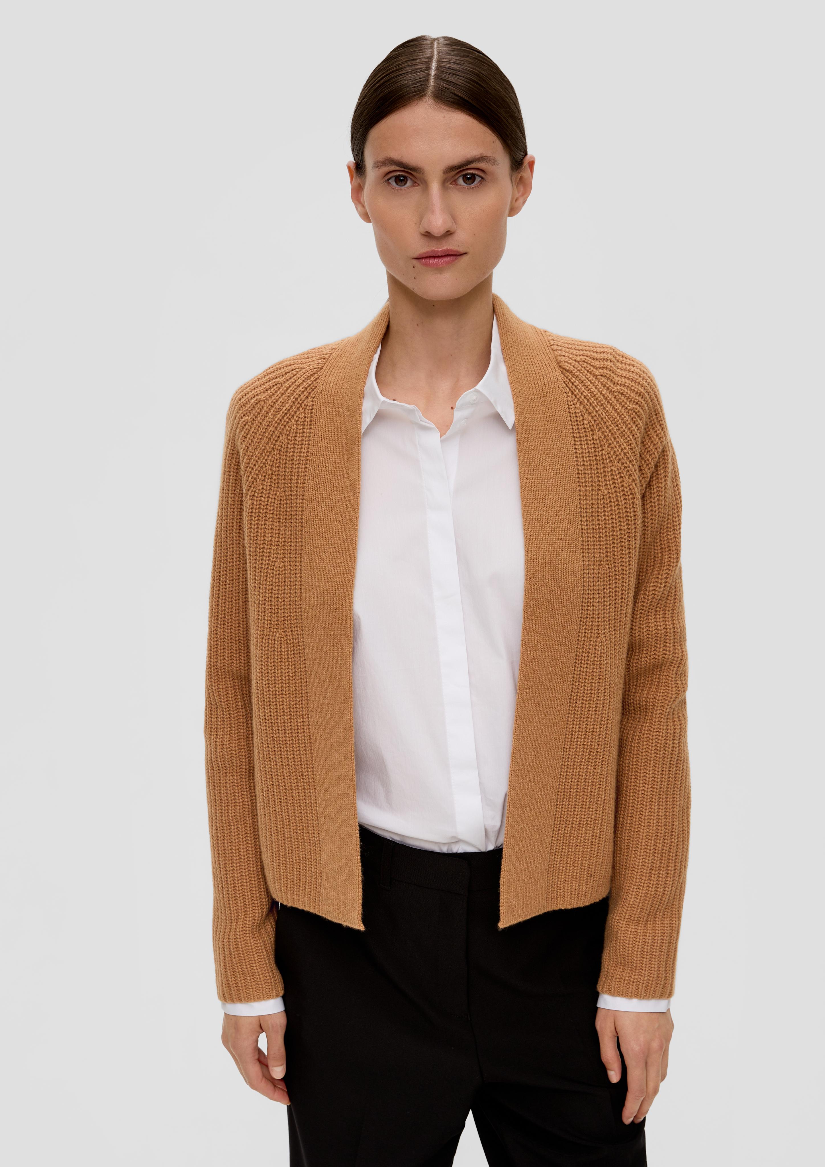 Kurzer Cardigan aus Wollmix  2136083-1803