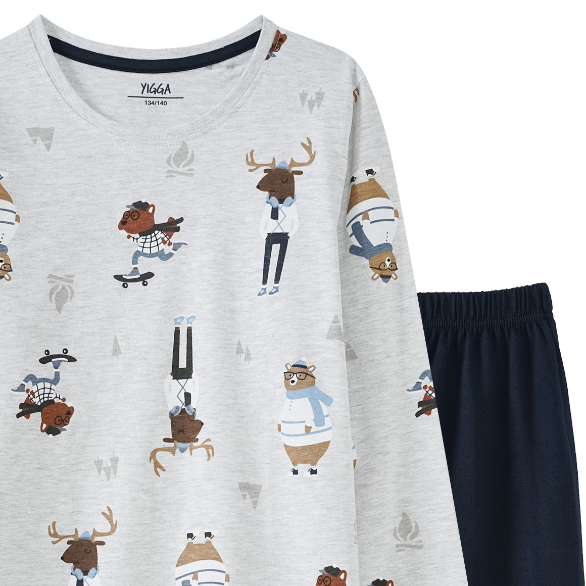 Jungen Schlafanzug mit Allover-Print