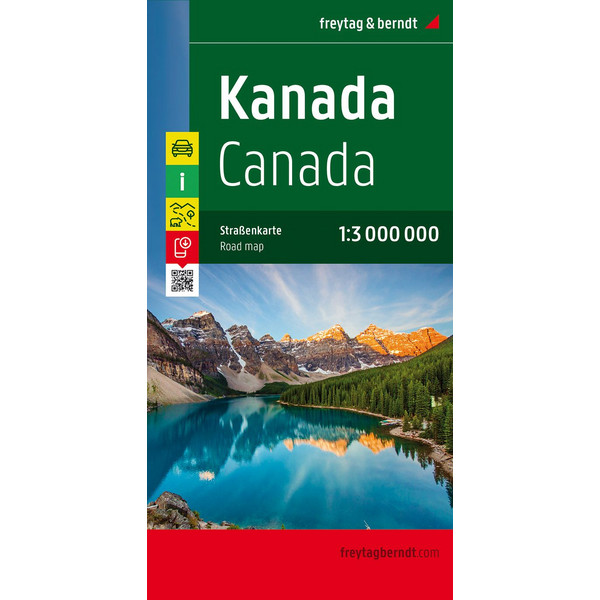Kanada, Autokarte 1:3 Mio. - Straßenkarte