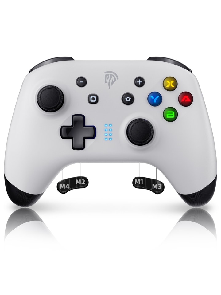 Almina EasySMX ESM-9124 Kabelloses Bluetooth/2,4GHz Gamepad Weiß in Weiß günstig kaufen onesize
