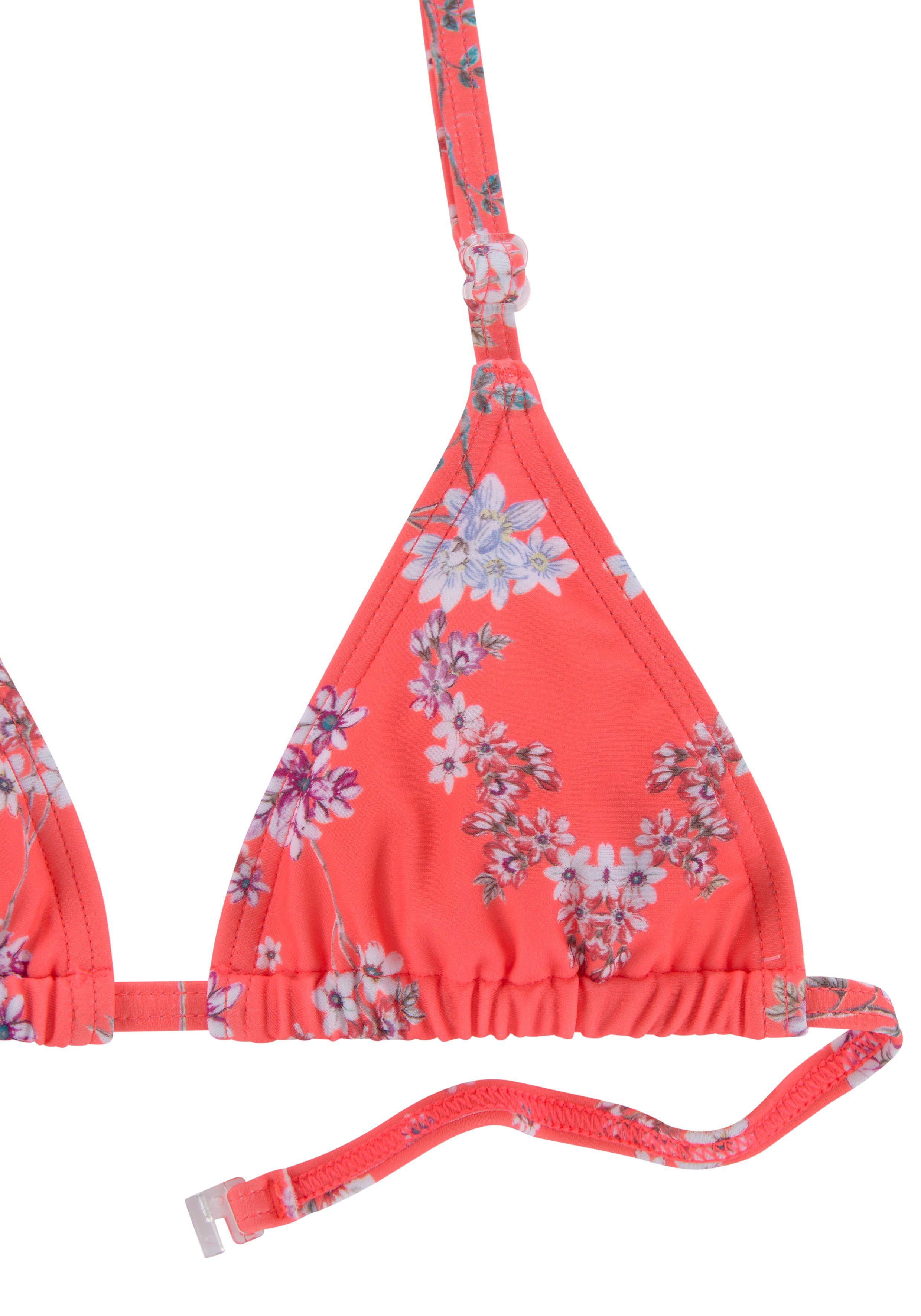 Sunseeker Triangel-Bikini Ditsy Kids mit sommerlichem Print