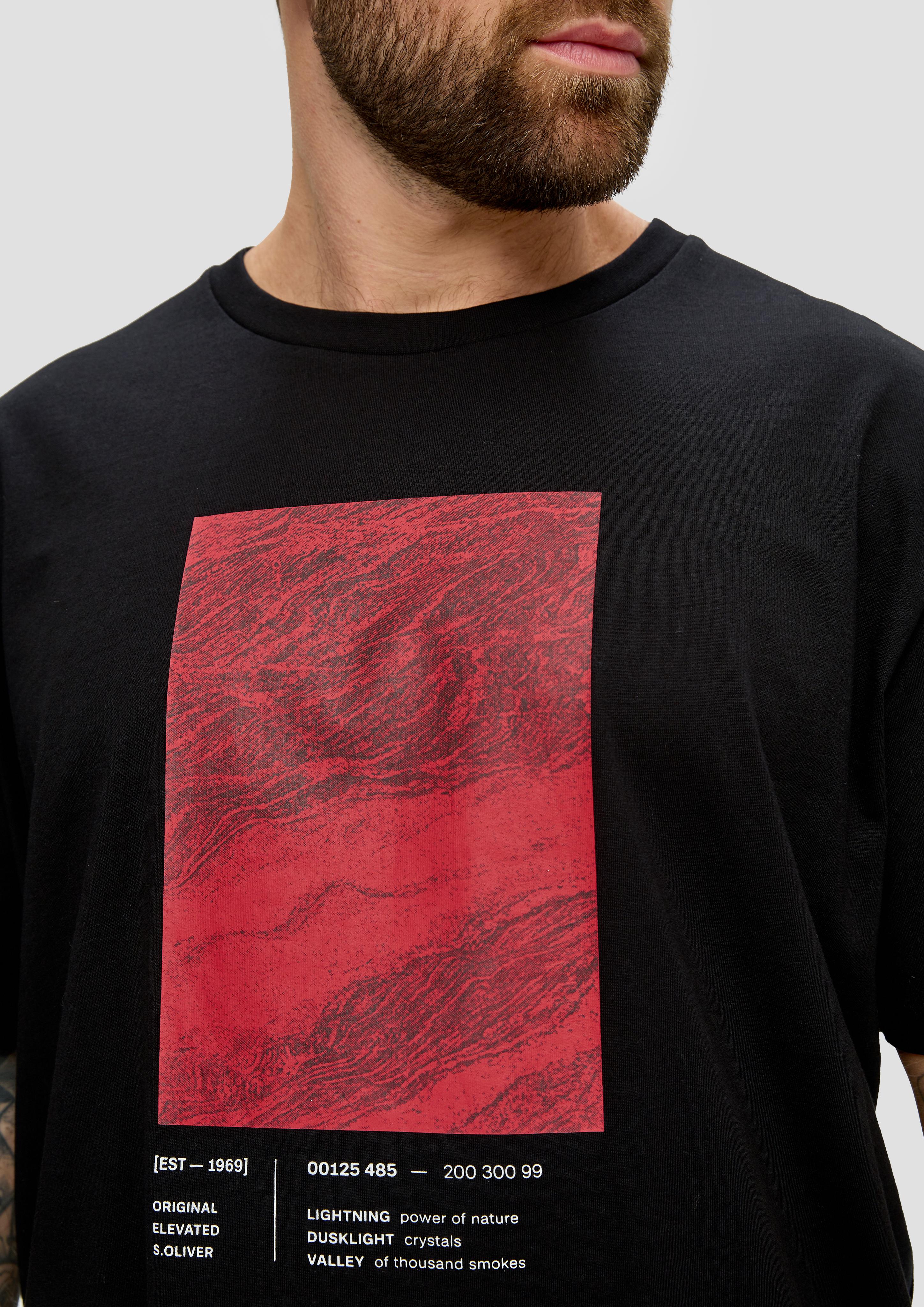 T-Shirt mit Frontprint  2143249-99D1