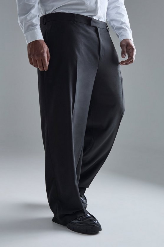 Plus gerade Hose mit Seitenstreifen