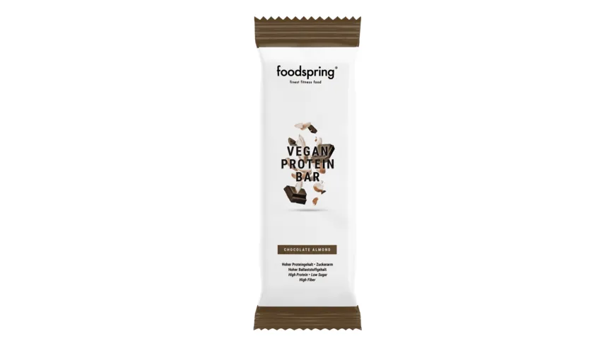 Foodspring Vegan Protein Bar Chocolate Almond 60 g