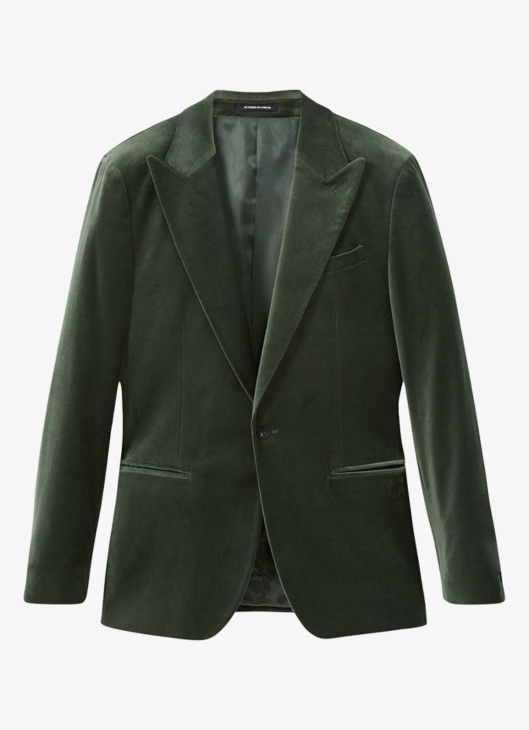 Sametové sako Reiss Apsara slim fit