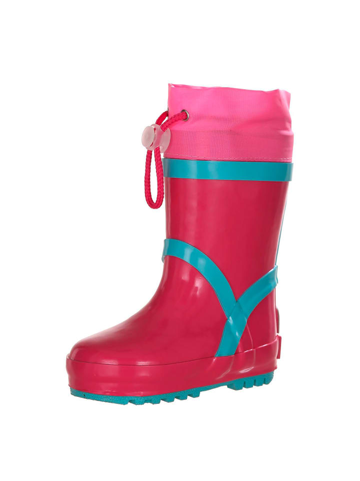 Playshoes Gummistiefel Basic gefüttert in Pink günstig kaufen