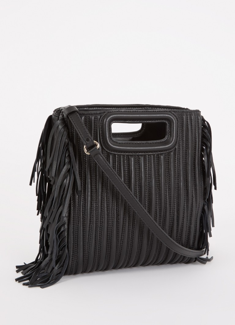 Maje M Sheepskin Bag with Quilt Pattern