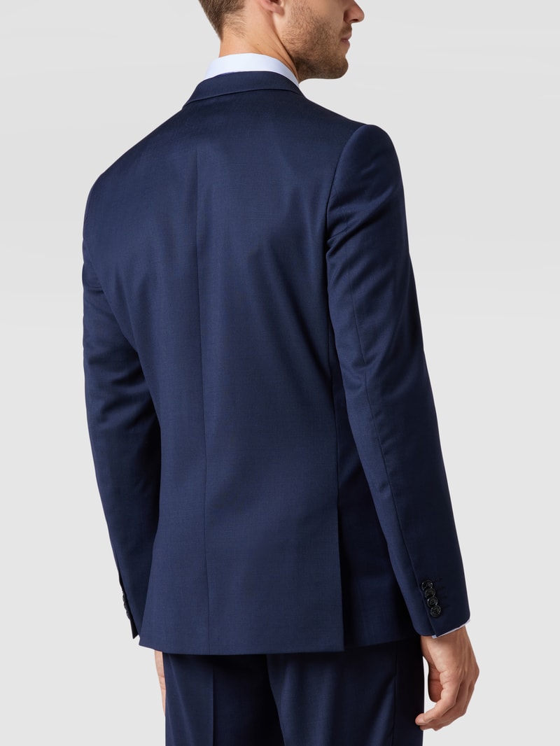 Slim FIt 2-Knopf-Sakko mit Stretch-Anteil Modell 'George' in marineblau