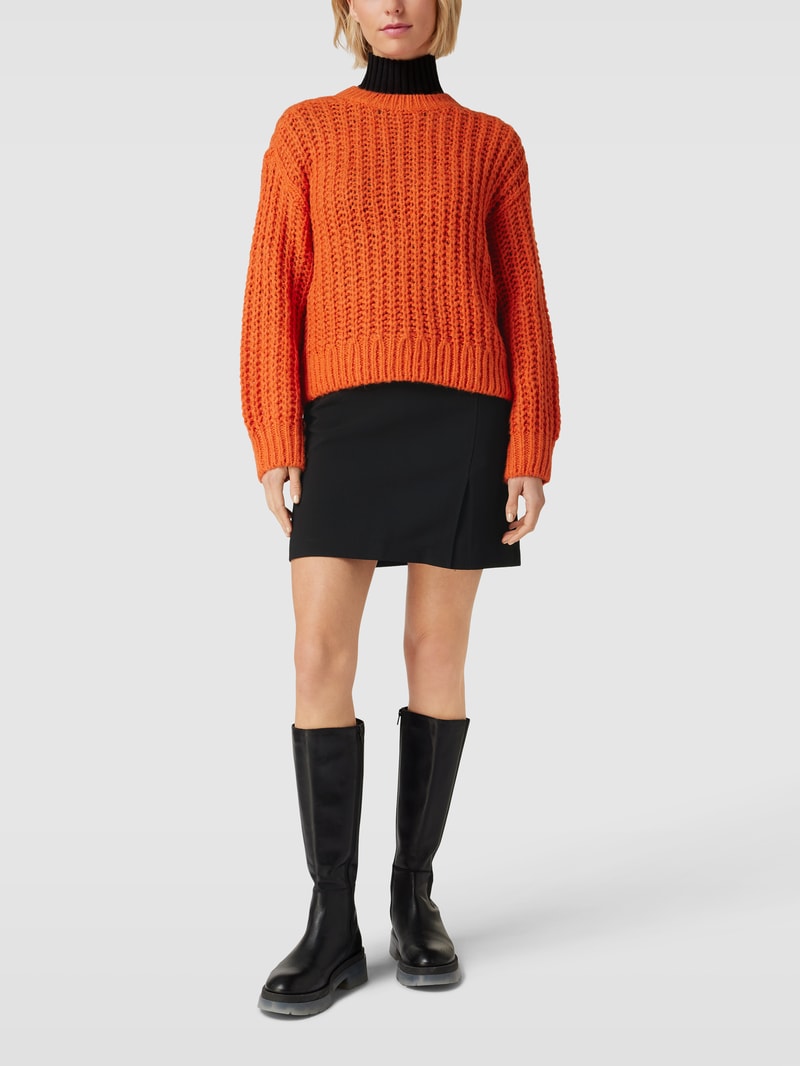 Minirock mit Seitenschlitz Modell 'GaleMD skirt' in schwarz