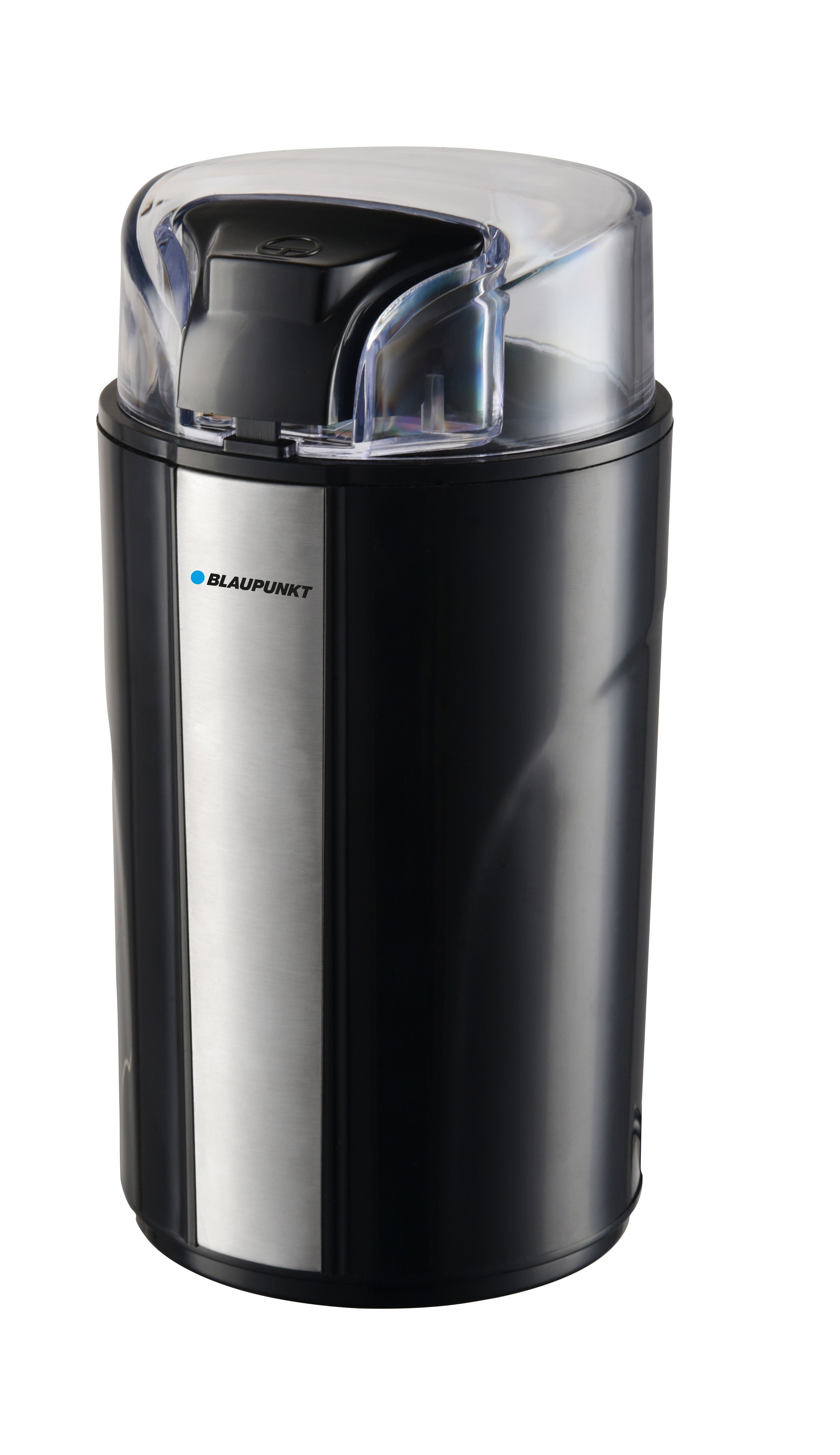 Blaupunkt Kaffeemühle MEN834 Kaffeemühle elektrisch Kaffeebohnen Mühle elektrische, 200,00 W, Kegelmahlwerk, 70,00 g Bohnenbehälter, 70g Füllmenge Schlagmesser Edelstahl, Kaffee, Espresso Latte Mokkas