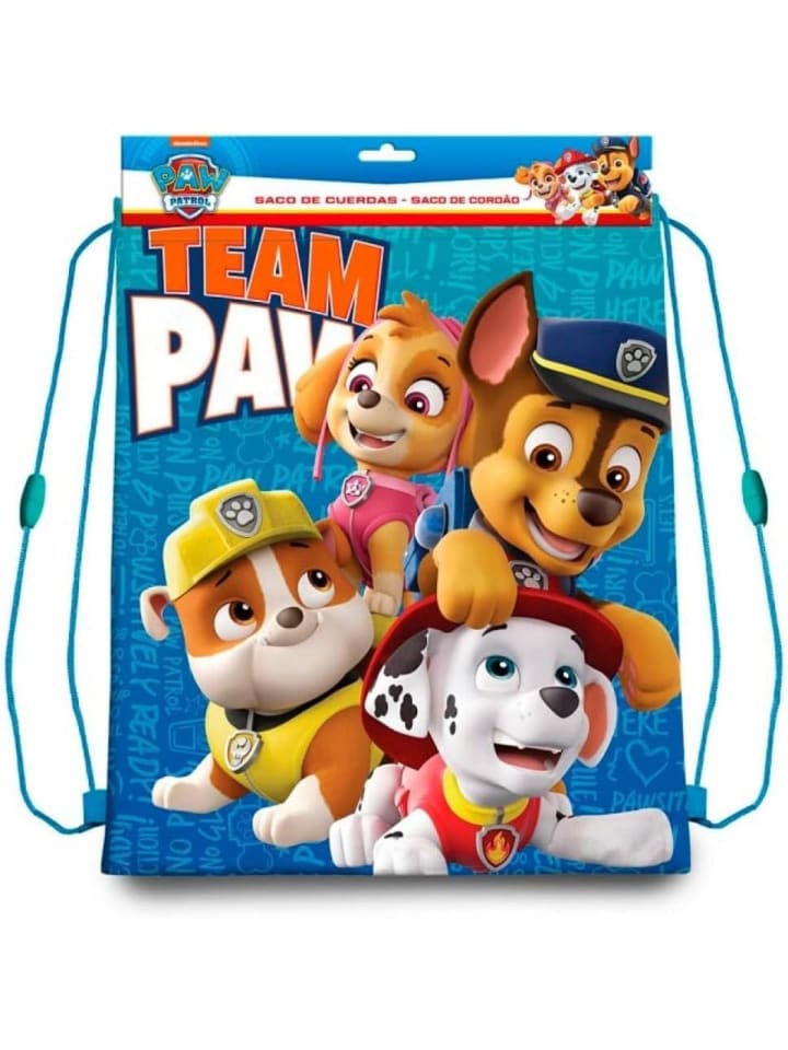 Paw Patrol Turnbeutel mit Kordelzug, 40 x 30 cm, Mehrfarbig Paw Patrol günstig kaufen onesize