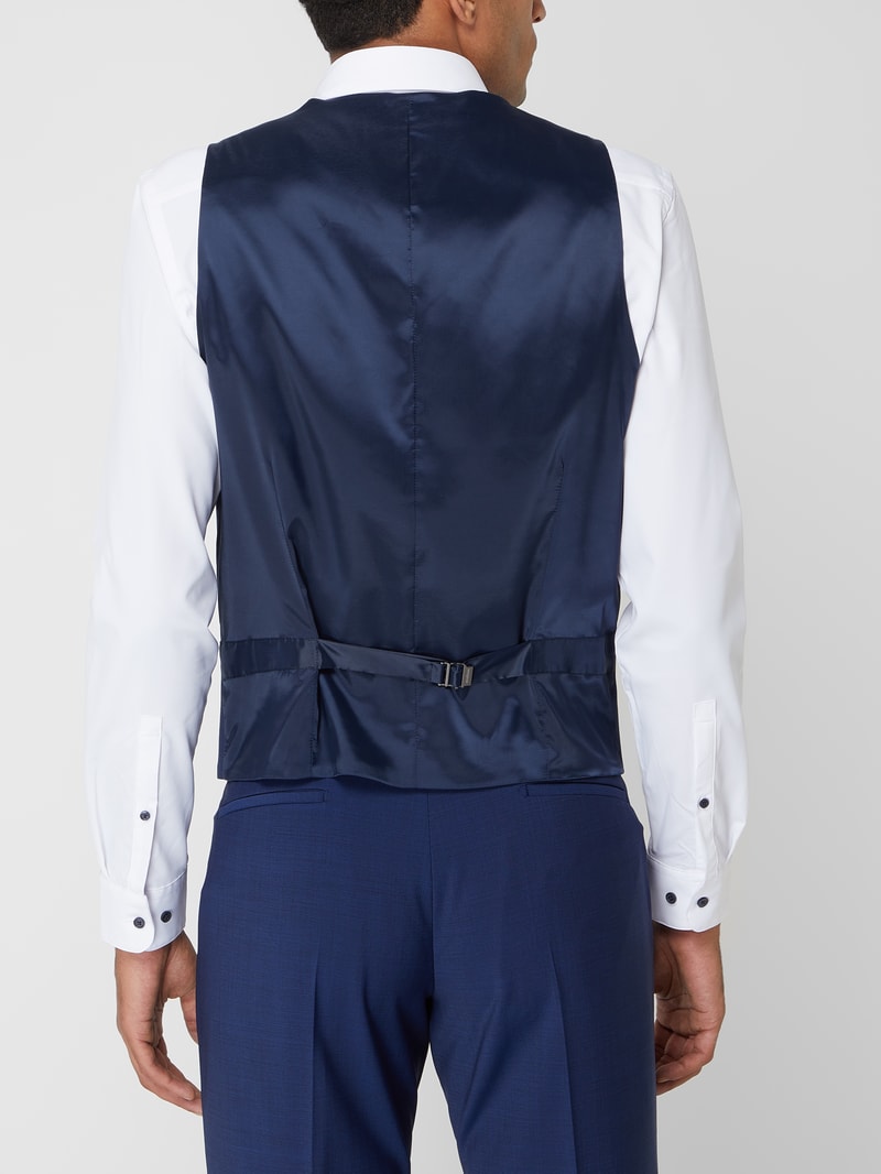 Weste mit Woll-Anteil Modell 'Ves' in royalblau