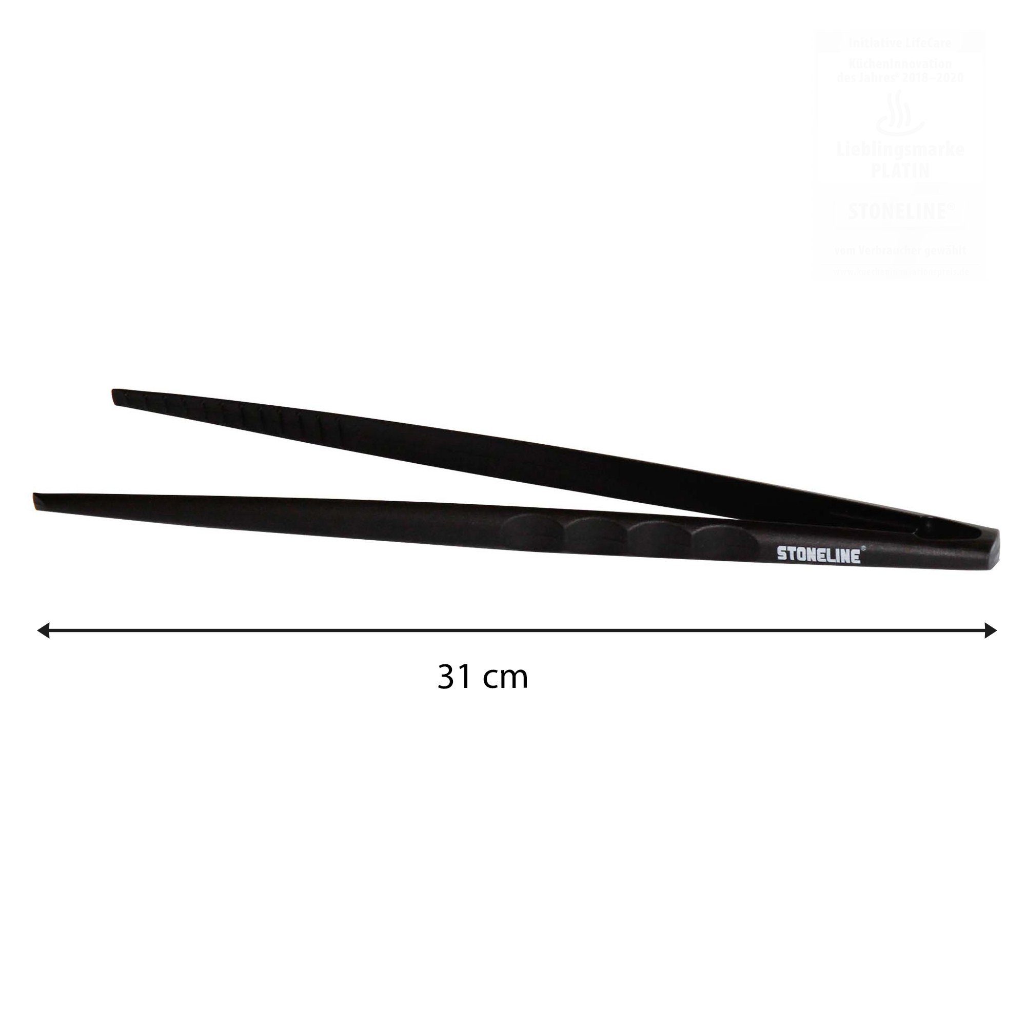 STONELINE Kochpinzette Brat- / Wendepinzette 31 cm, geeignet für Koch- und Backgeschirr, ideal für beschichtete Pfannen & Töpfe, spülmaschinengeeignet
