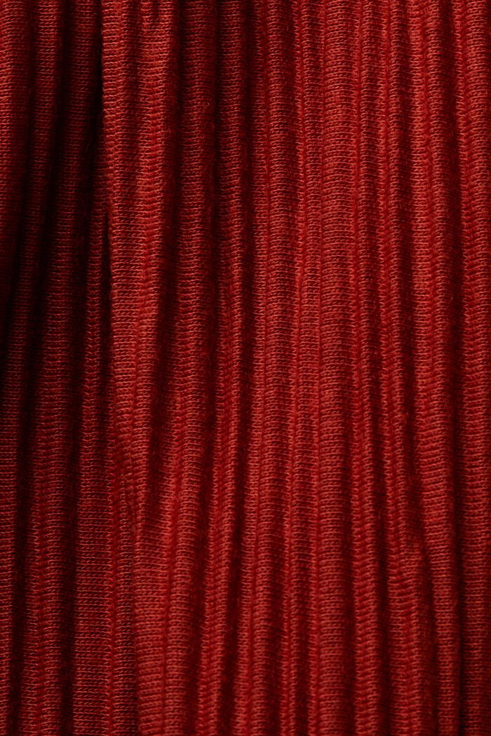 Weiche Jerseyhose mit Plisseefalten