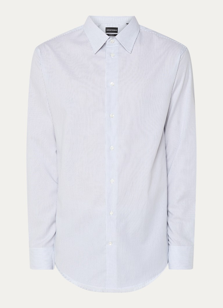 Camicia Emporio Armani dalla vestibilità classica con righe stampate