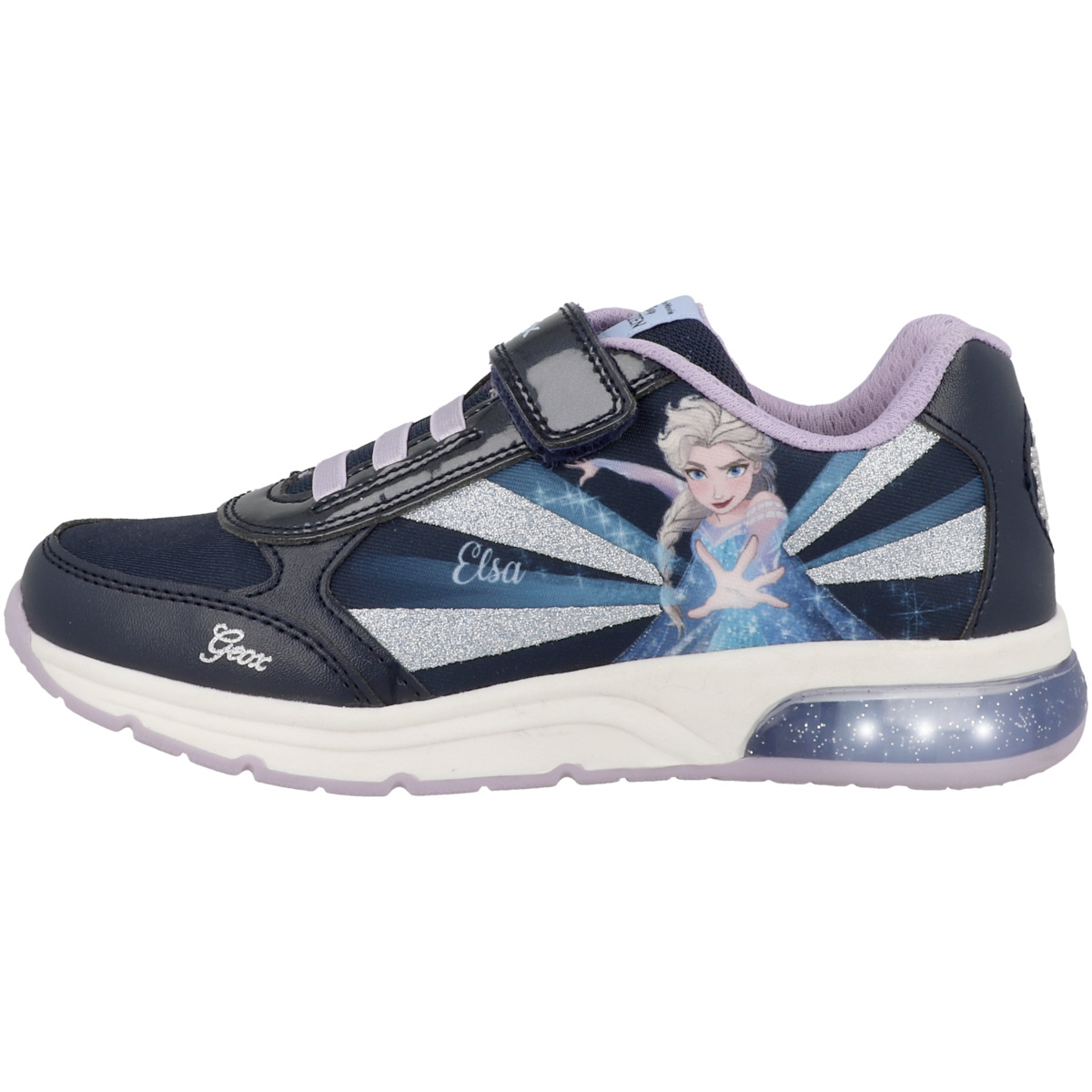 Geox J Spaceclub G. B Sneaker low blau