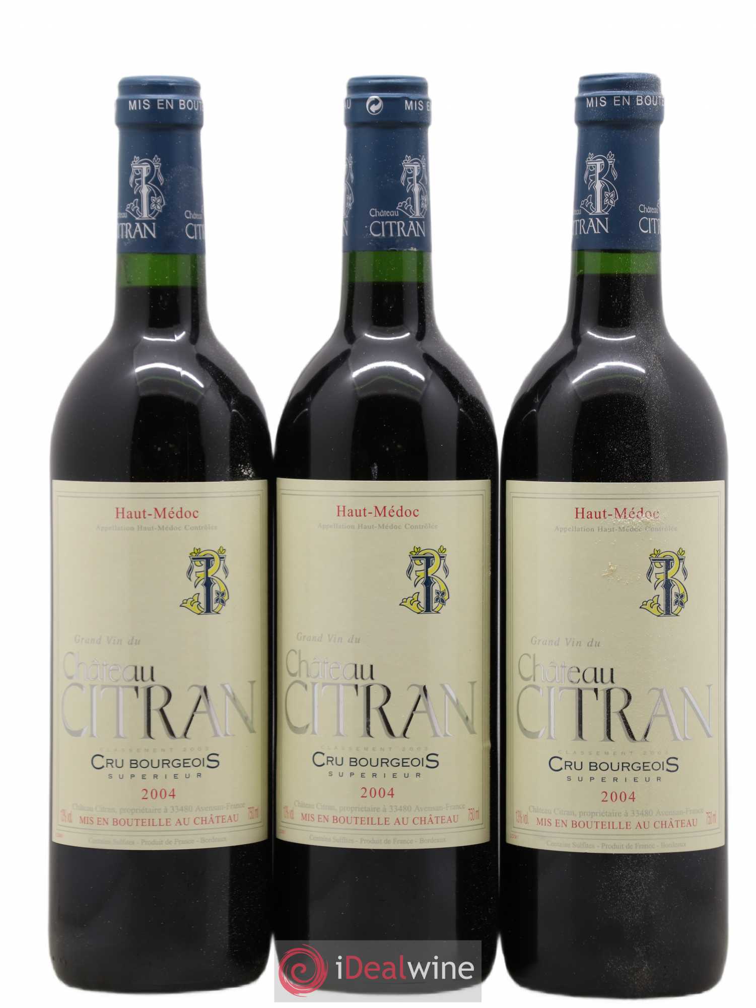 Château Citran Cru Bourgeois  2004 - Lot de 12 Bouteilles