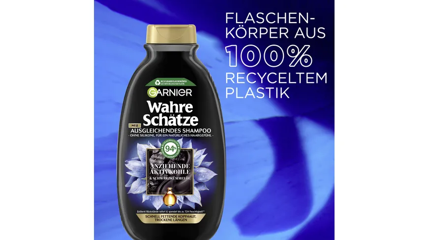 Garnier Wahre Schätze Shampoo Charcoal 300 ml