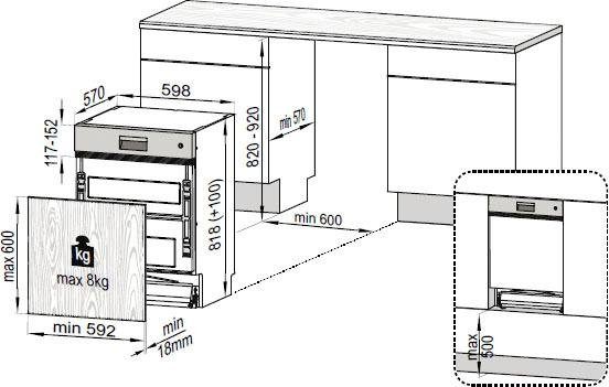 BEKO teilintegrierbarer Geschirrspüler DO55420, DIO55420X4Y, 14 Maßgedecke, mit Schnell + Sauber-Programm