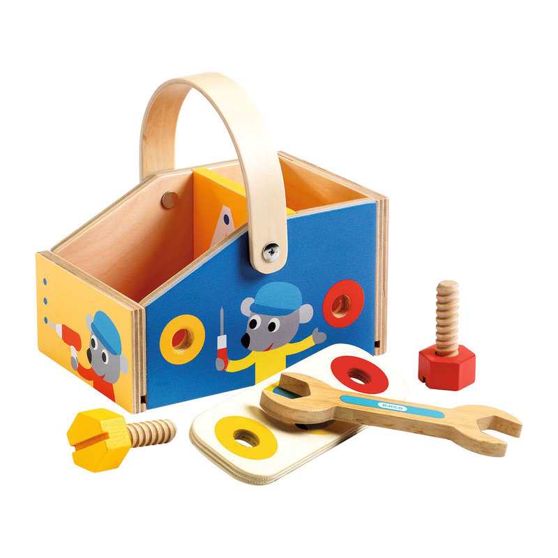 Première boîte à outils Minibrico Djeco